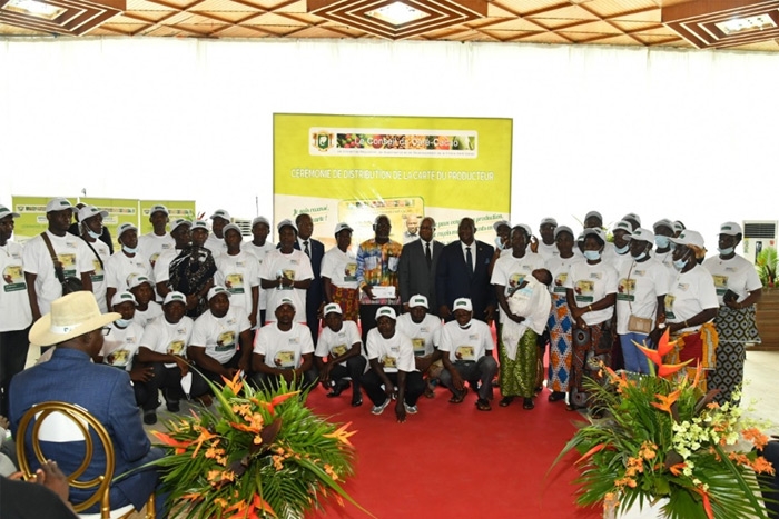 Côte d'Ivoire: Official presentation of coffee and cocoa producer cards