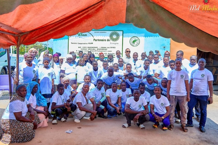 Ecoorigine consolidates its support for the Samatou cooperative in Djougourasso/Vavoua during a donation ceremony